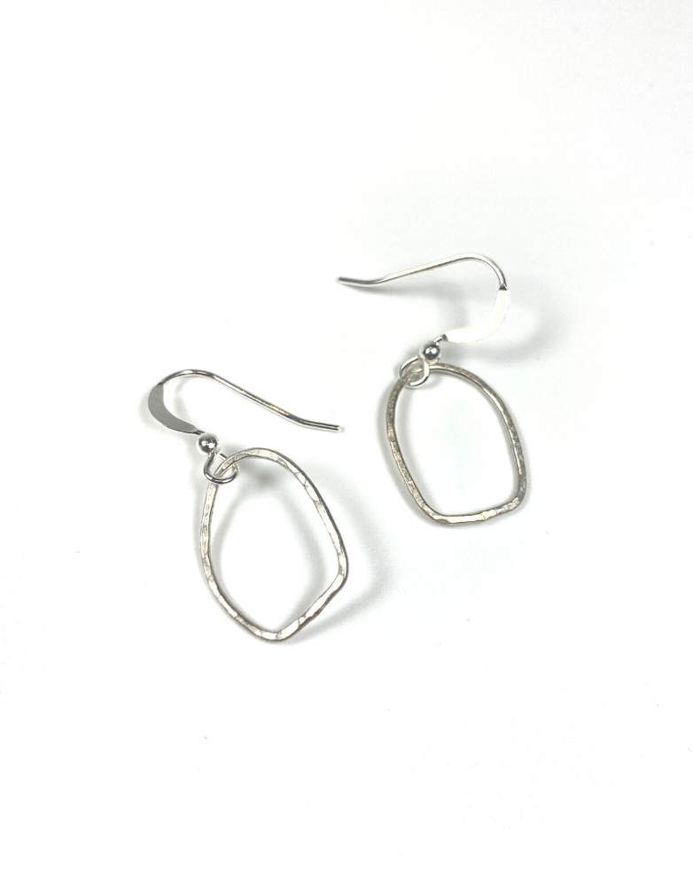 GHOST & BONESETTER Amalgam Single Drop Earrings - Silver