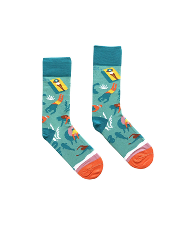 IRISH SOCKSCIETY Vitamin Sea Socks - Size 8-12