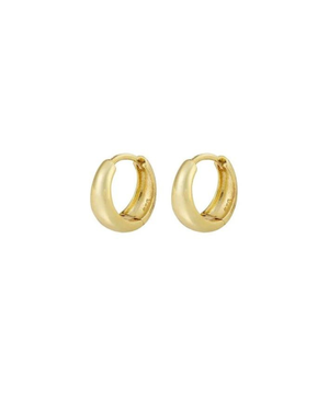 MARY K Gold Chunky Huggie Earrings