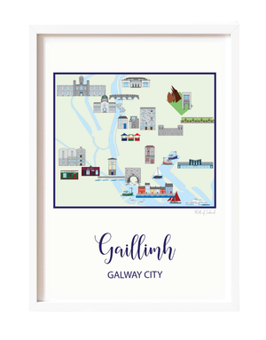 PRINTS OF IRELAND A3 Print - Galway City