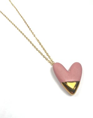 DANU Heart Necklace - Pink