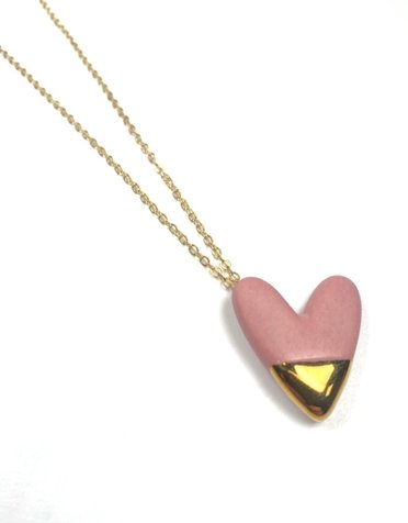 DANU Heart Necklace - Pink