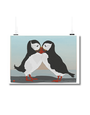 BEX SHELFORD Print - Puffin Reunion