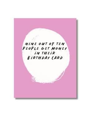 GILD AND CAGE Card - Birthday Money