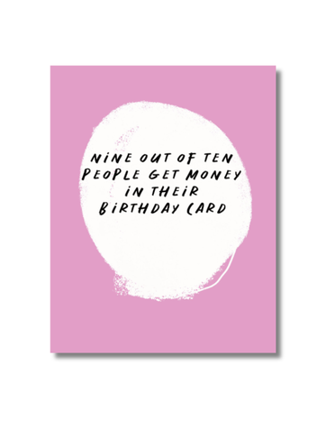 GILD AND CAGE Card - Birthday Money