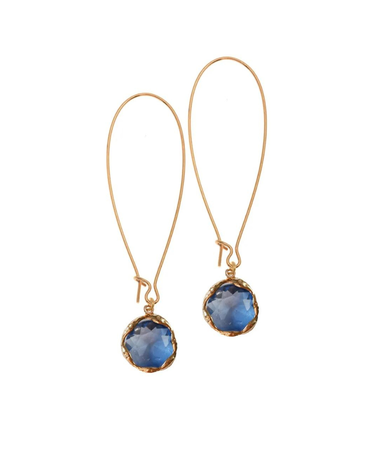 K KAJOUX Zante Azure Long Earrings
