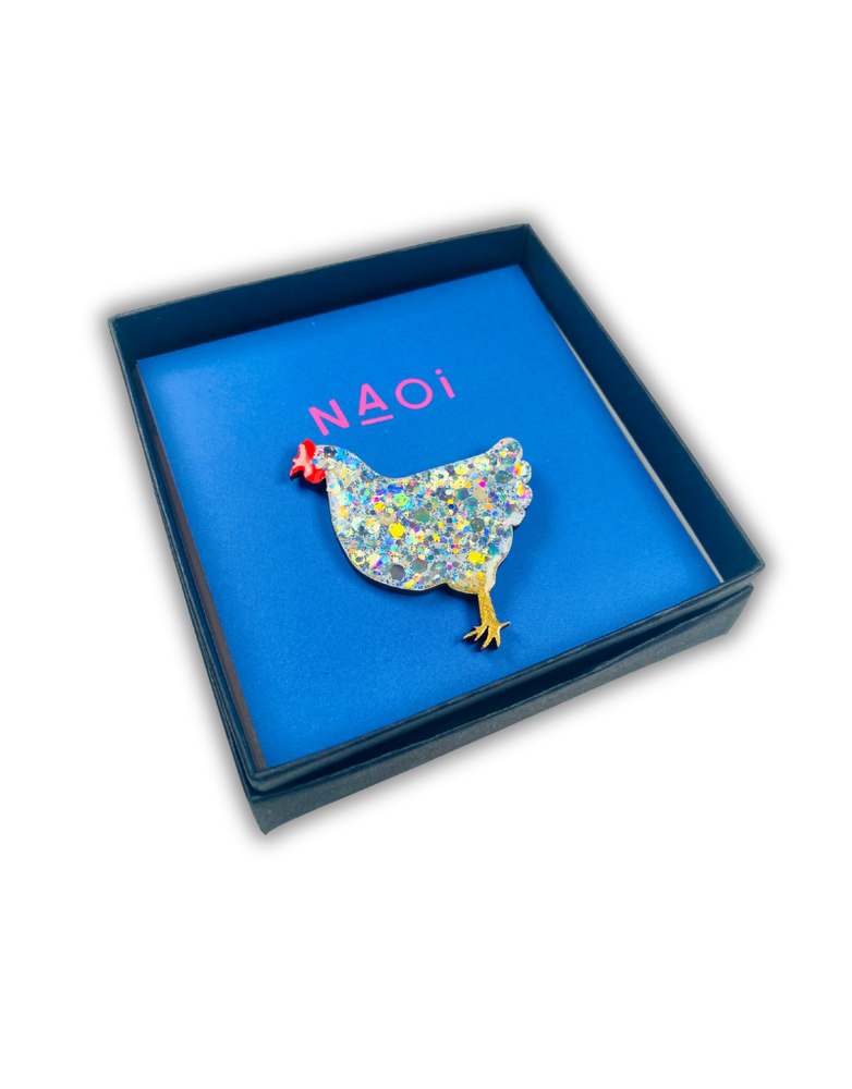 NAOI Brooch - Chicken
