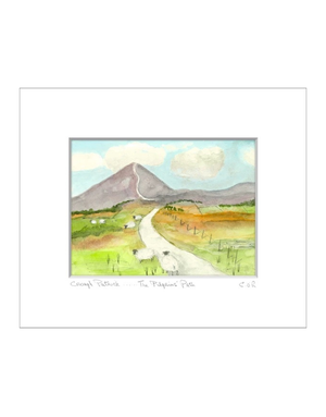 CORRY O'REILLY ART Mounted Print - Pilgrims' Path