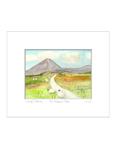 CORRY O'REILLY ART Mounted Print - Pilgrims' Path