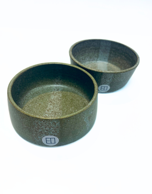 EMILY DILLON CERAMICS Set of 2 Pinch Pots - Sage Green