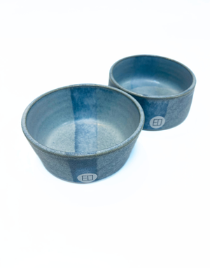 EMILY DILLON CERAMICS Set of 2 Pinch Pots - Light Blue