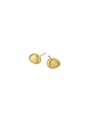 MARY K Brushed Gold Pebble Stud Earrings