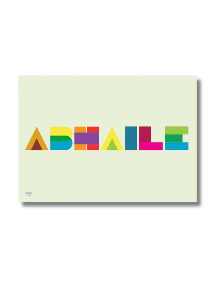 CLOVER RUA A4 Print Abhaile - Home
