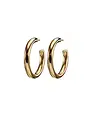 MARY K Gold Voyager Hoop Earrings