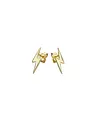 MARY K Gold Lightning Bolt Stud Earrings