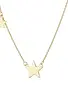 MARY K Gold Two Star Necklace