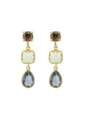 VIVIEN WALSH Josie Earrings - Tanzanite