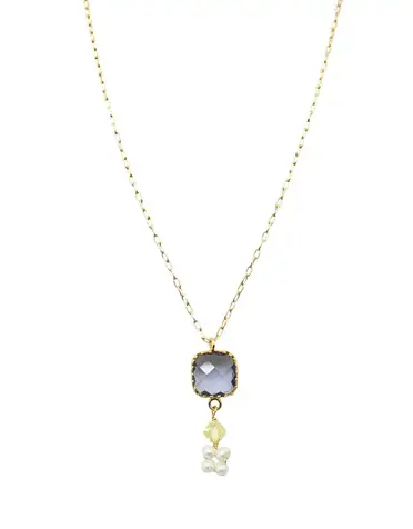 VIVIEN WALSH Jasmin Necklace - Tanzanite