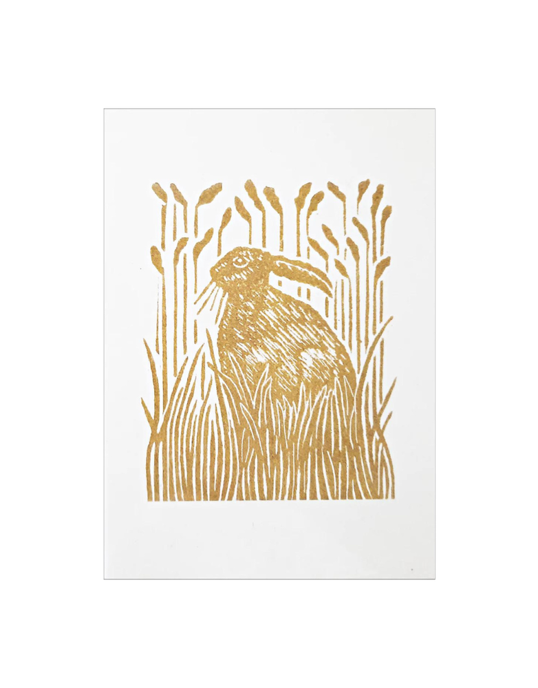 LINOCUT STUDIO Card - Hare