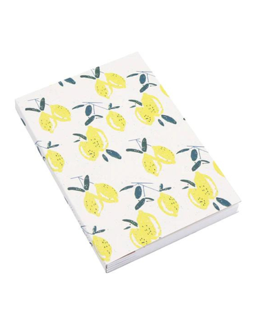 BADLY MADE BOOKS A5 Lined Notebook - Lemons
