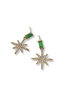 ANGELA D'ARCY Twinkle Twinkle Green Earrings