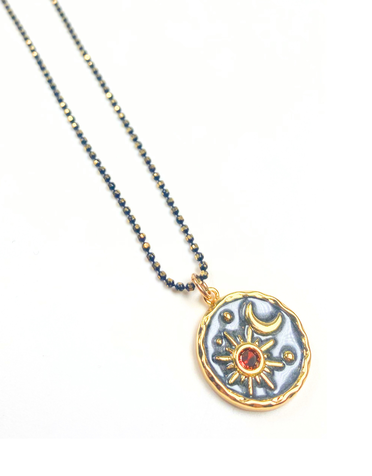 ANGELA D'ARCY Celestial Sky Necklace