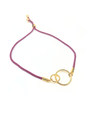 KAIKO STUDIO Ruby Red and Gold Charm Bracelet