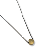 KAIKO STUDIO Delicate Geo Brass Circle  Necklace