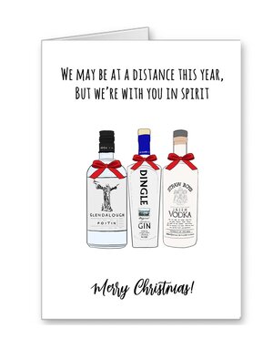 FINGERDOODLES Card - Xmas Spirit