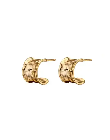 MARY K Gold Etruscan Hoop Earrings