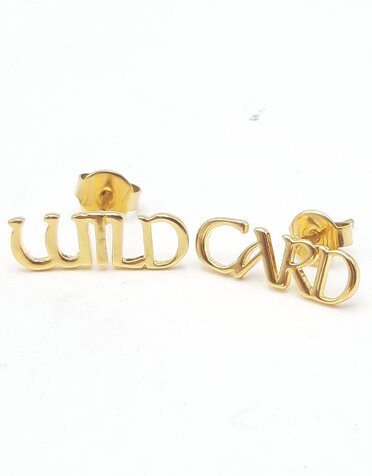 MARGARET O'CONNOR Wild Card Earrings Gold