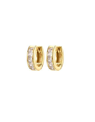 MARY K Gold Baguette Stud Earrings