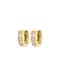 MARY K Gold Baguette Stud Earrings