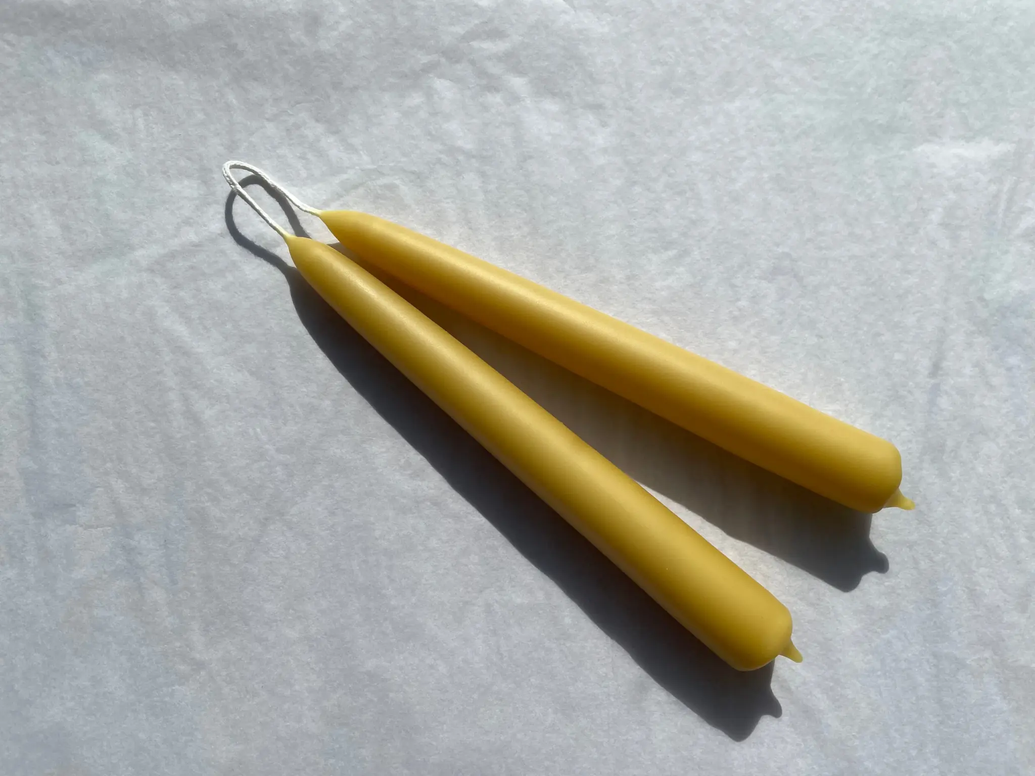 Hand Dipped Beeswax Taper Candles My Shop...granny likes it