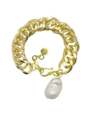 ARIA-V Pearl Drop  Bracelet