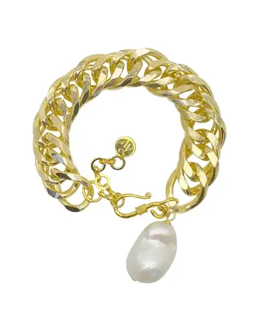 ARIA-V Pearl Drop  Bracelet