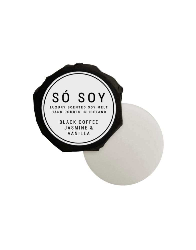 SO SOY Soy Melt - Black Coffee Jasmine and Vanilla