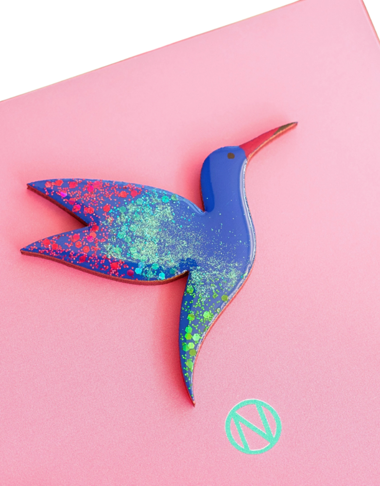 NAOI Brooch - Hummingbird