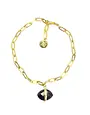 ARIA-V Ayin  Black Agate Bracelet