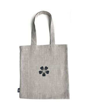 JUPITER RED Irish Linen Tote Bag- Oatmeal