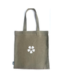 JUPITER RED Irish Linen Tote Bag- Khaki