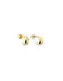 MARY K Gold Small Dome Earrings