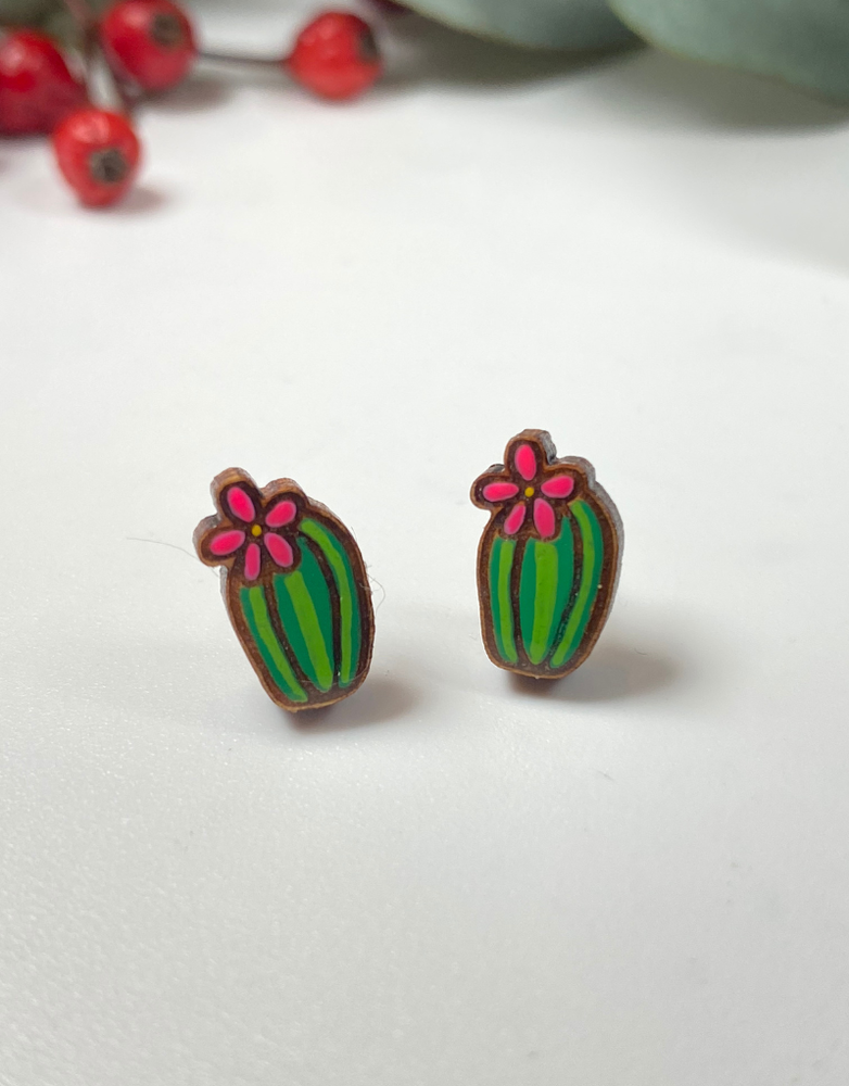 NAOI Earrings - Cactus Studs