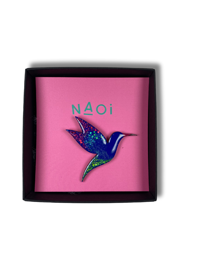 NAOI Brooch - Hummingbird