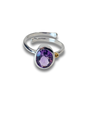 GALLARDO AND BLAINE Dream Ring - Amethyst Sil/G