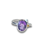 GALLARDO AND BLAINE Dream Ring - Amethyst Sil/G
