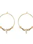K KAJOUX Amara Drop Hoops - Gold