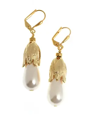 K KAJOUX Seagreen Flower Earrings