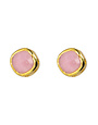 K KAJOUX Rose Quartz Stud Earrings