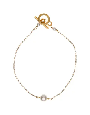VIVIEN WALSH Single Pearl Bracelet